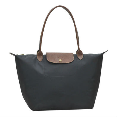 Noir Le Pliage Large Tote Bag