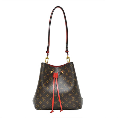 Red Monogram Canvas Neonoe MM - 9 (Rented Out)