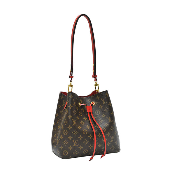 Red Monogram Canvas Neonoe MM (Rented Out)