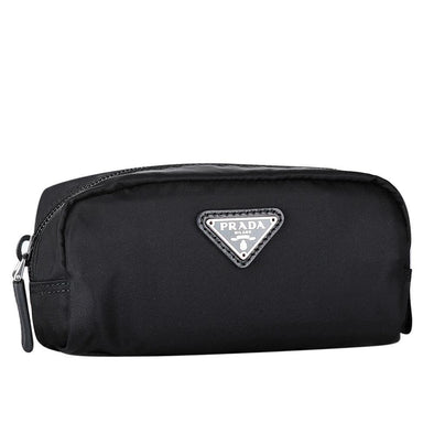 Nero Tessuto Small Cosmetic Pouch - 2 (Rented Out)