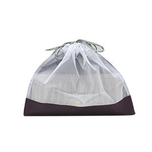 Dark Purple Sheer Fabric Wallet Dustbag