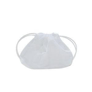 White Sheer Fabric Jewellery Pouches (Pack of 5)