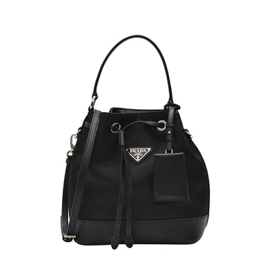 Nero Tessuto Saffiano Leather Bucket Bag [Clearance Sale]