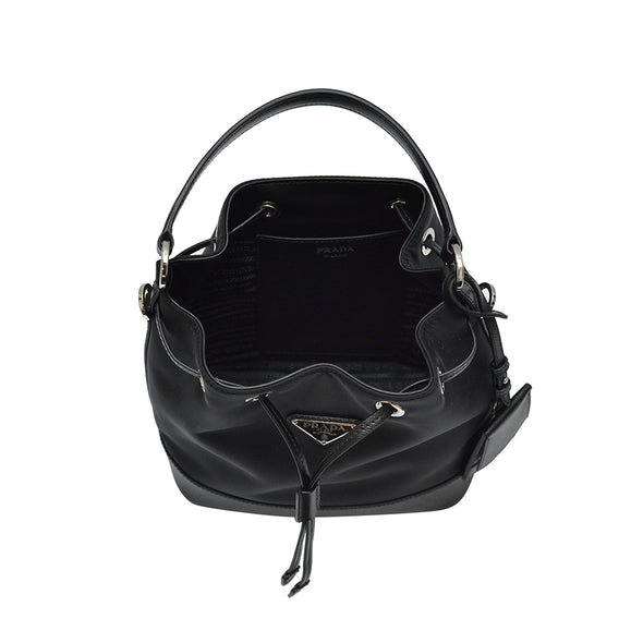 Nero Tessuto Saffiano Leather Bucket Bag [Clearance Sale]