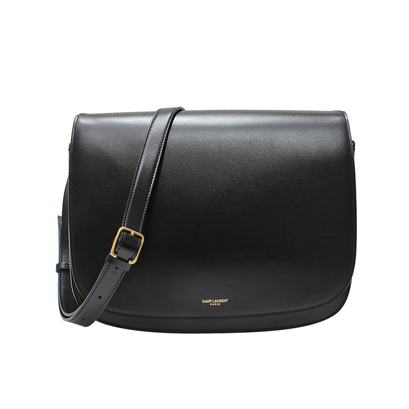 Black Chiara Leather Shoulder Bag (Rented Out)