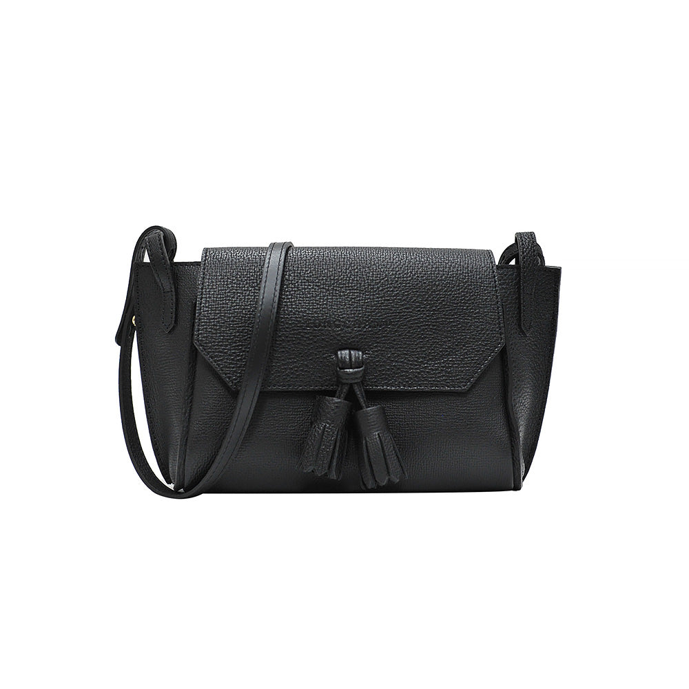 Penelope leather crossbody bag Longchamp Black in Leather - 31515133