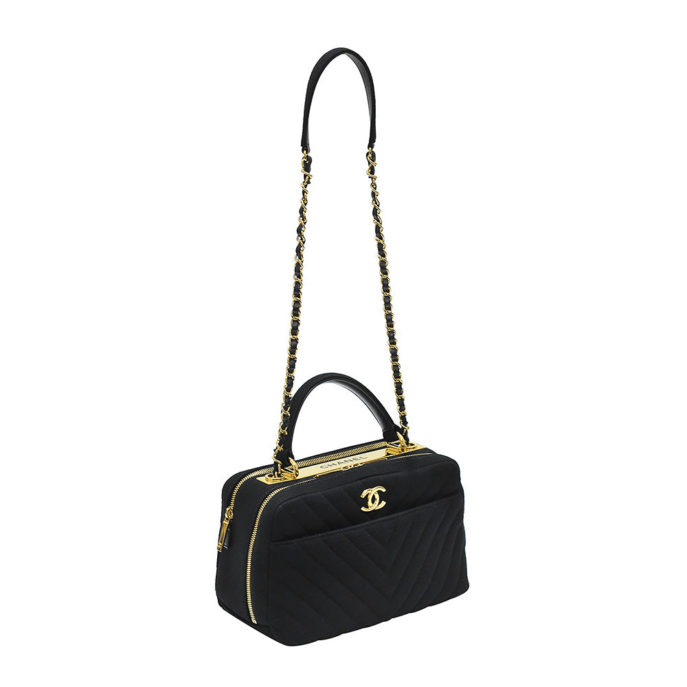 Chanel Black Trendy CC Bowling Bag