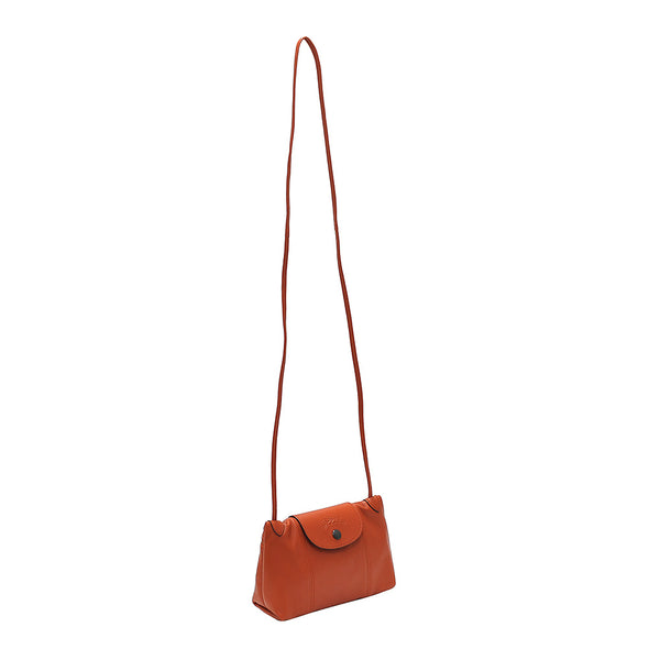 Rust Le Pliage Cuir Crossbody Bag - 2