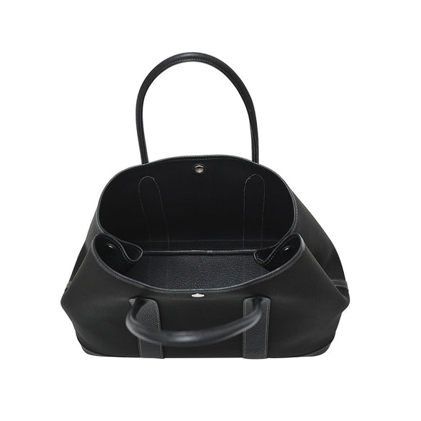 Black Canvas Garden Party PM Tote Bag (Rented Out)
