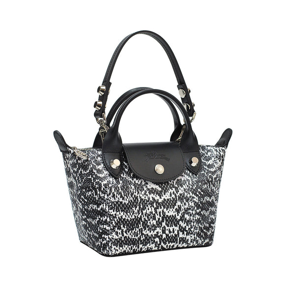 Water Snake-Effect Cowhide Le Mini Pliage Cuir - 2 (Rented Out)