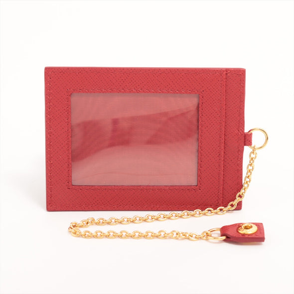 Fuoco Large Saffiano Metal Leather Wallet