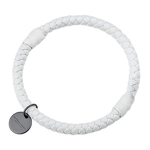 Milk Intrecciato Nappa Bracelet